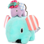 San-x Sentimental Circus Elephant Plush Charms